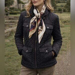 Tommy Hilfiger Black Quilted Jacket, size M